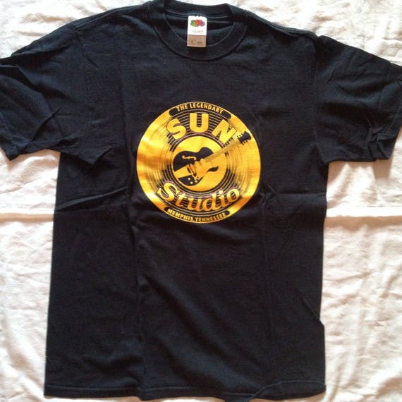 Sun Records Merchandise T-Shirt | Medium Sz | Blac
