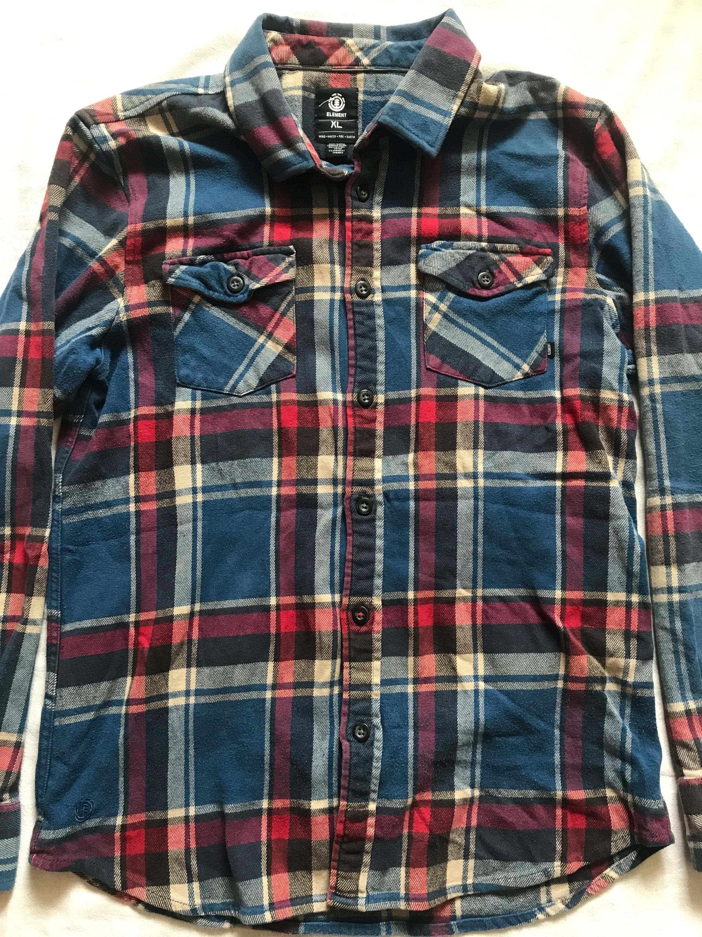 element dress shirt Button Down Regular Oxford - Men's Green Long Sleeve Shirt