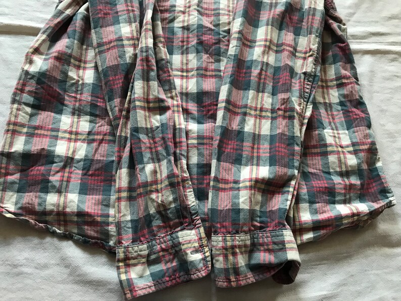Ralph Lauren Denim & Supply Men's Long Sleeve Pure Cotton Plaid Shirt Large Size image 10