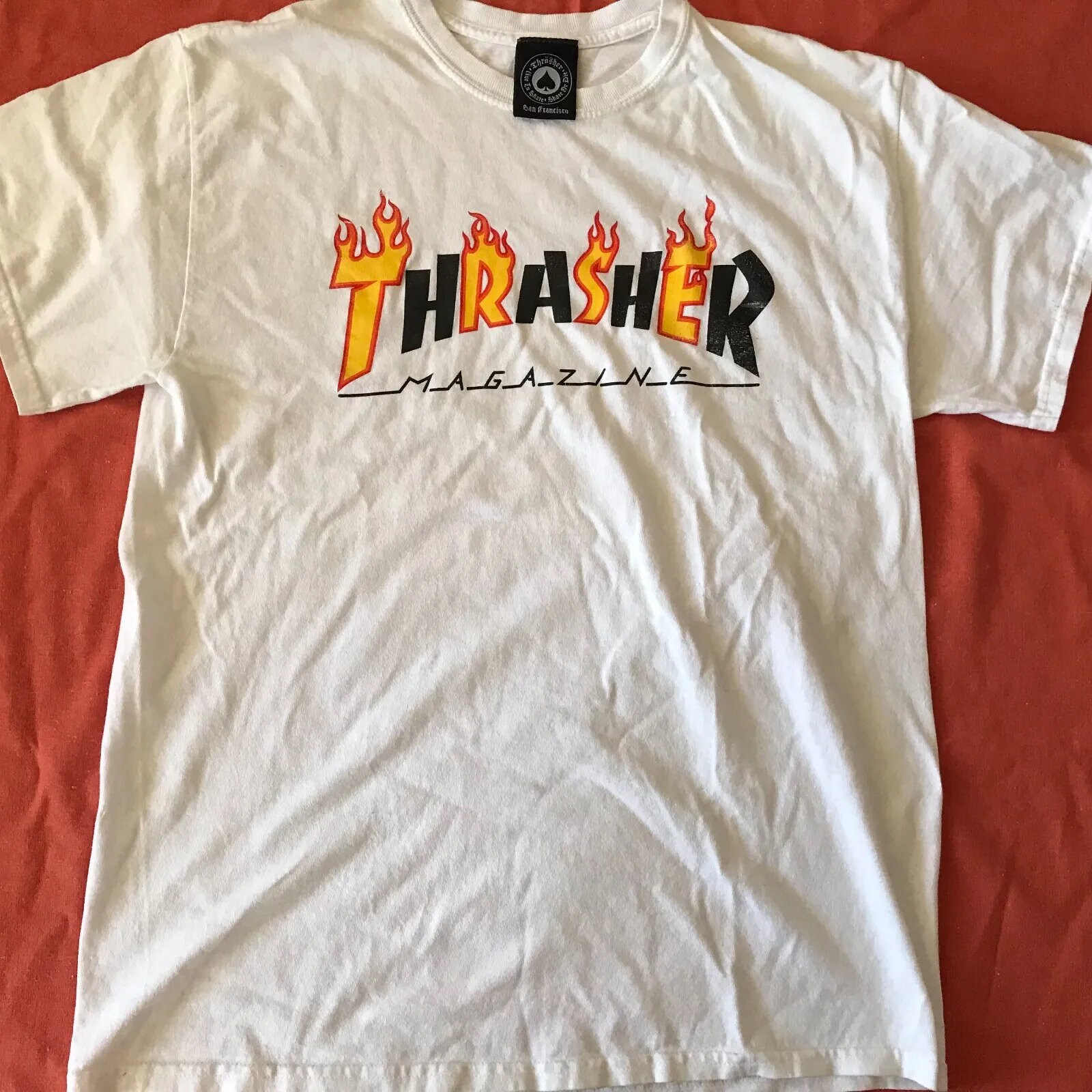 80's ビンテージ THRASHER magazine Tシャツ Hanes社製 Vintage 80s Thrasher Magazine Deadstock Single Stitch Skate