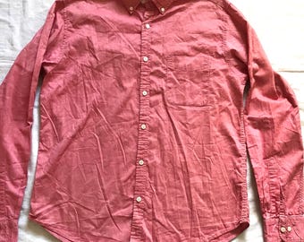 Camisa de vestir para hombre Aeropostale New York, color rosa, talla grande