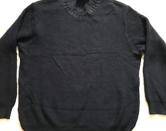Pull Homme Vintage Paul & Shark Yachting - 1/4 Zip, Laine, Marron, Taille L - Occasion Parfait état