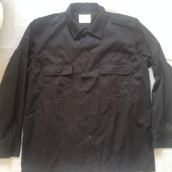USMC Camisa militar de supervivencia para hombre de la Marina de los EE. UU. negra extragrande regular Etsy Espana