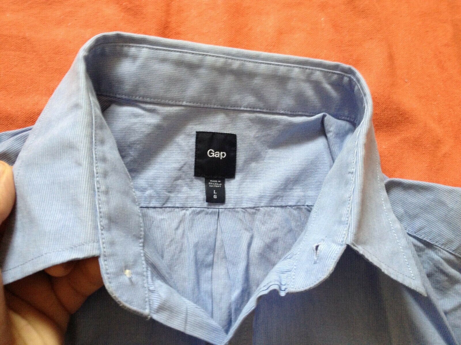 Chemise homme à manches longues en coton mélangé