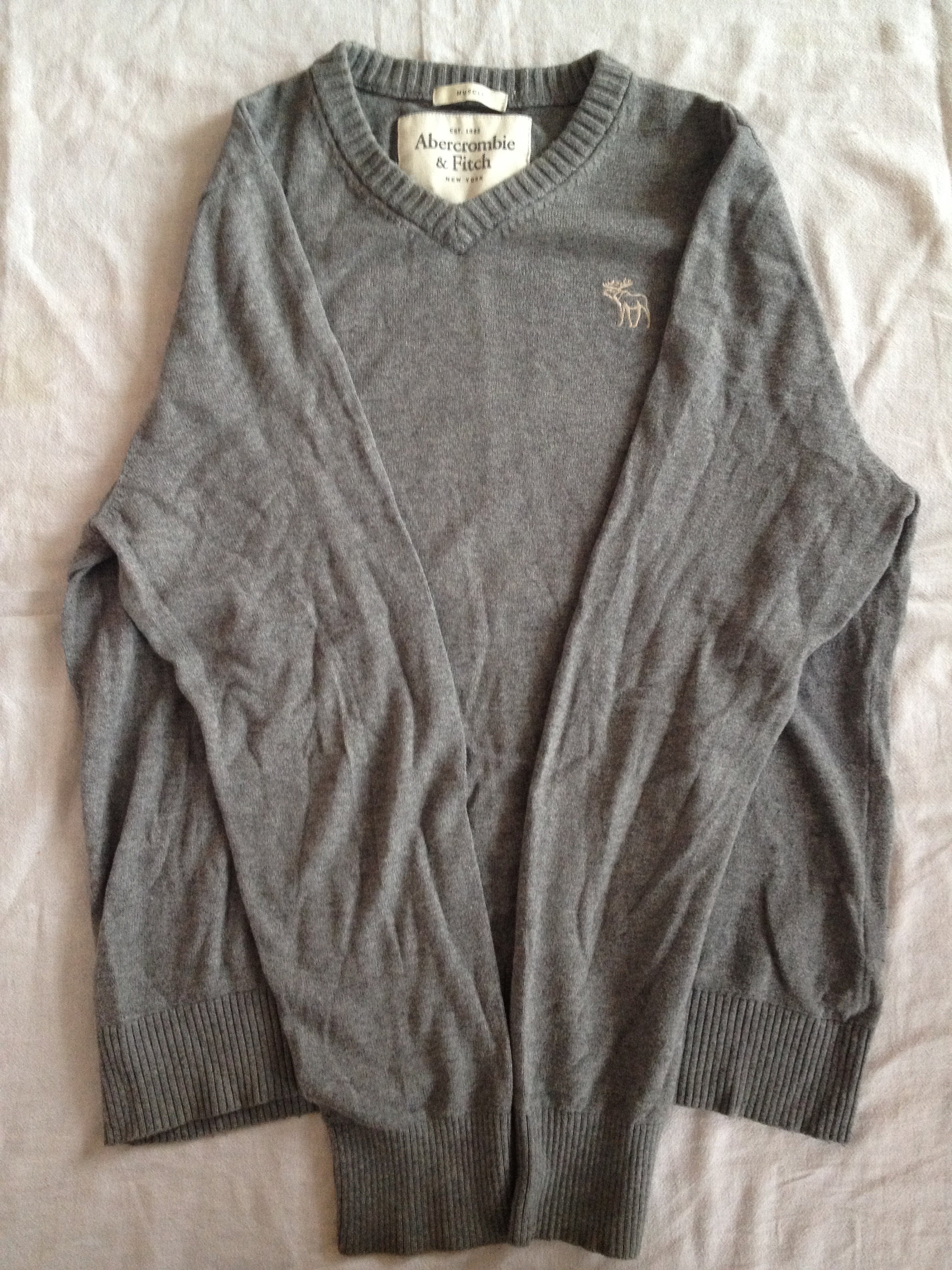Abercrombie and deals fitch grey sweater