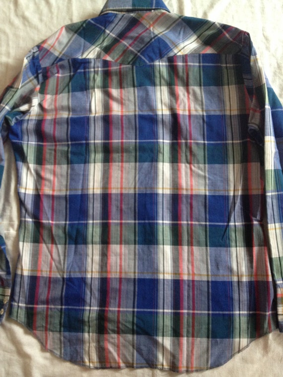 Lot De 3 Chemises Vintage Wrangler Western - Taille L - Manches Longues - Occasion TB