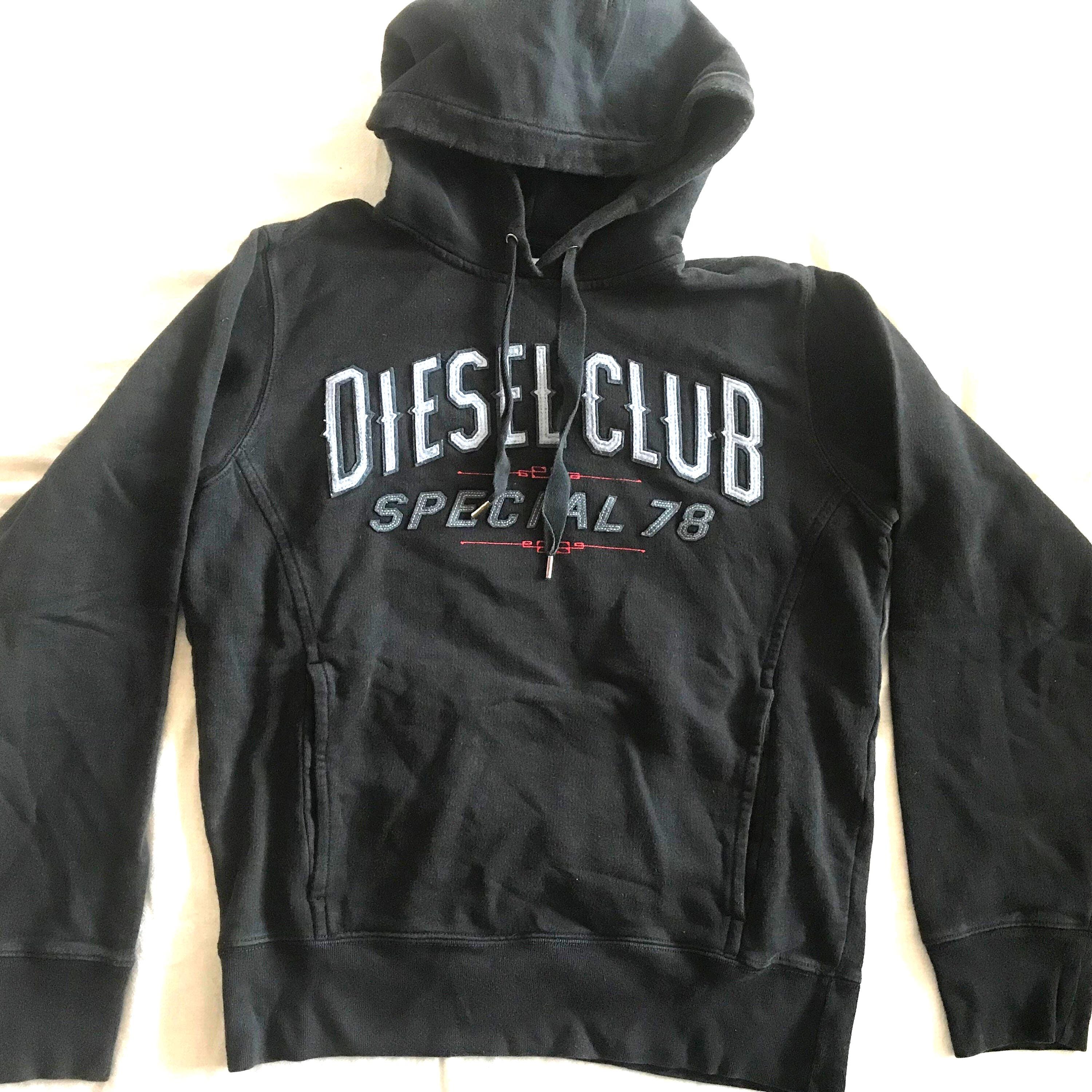 DIESEL 1978パーカー サイズL Diesel Jeans ''special 78 - Diesel Club'' Pullover Hoodie Men's
