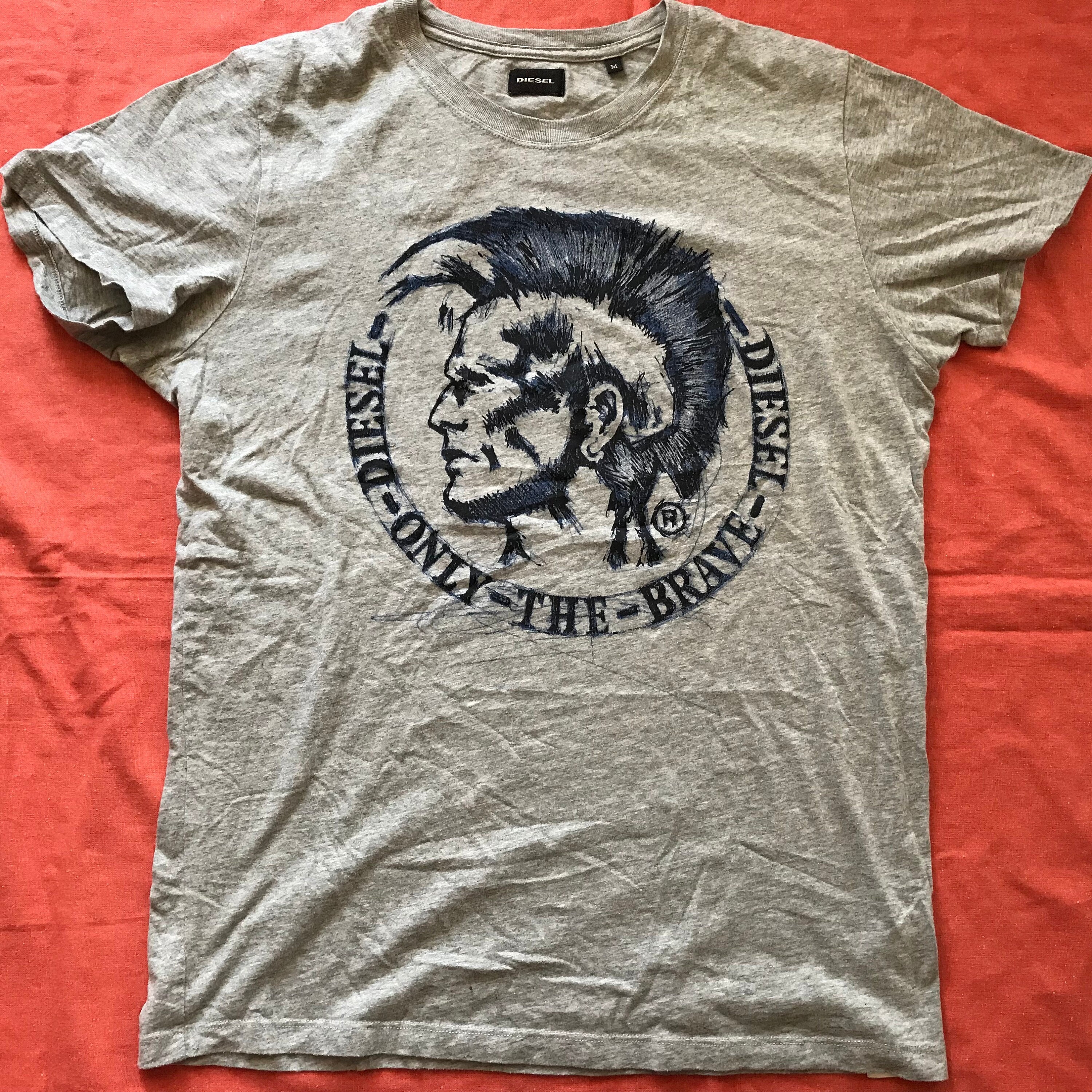 Diesel mohican top t shirt
