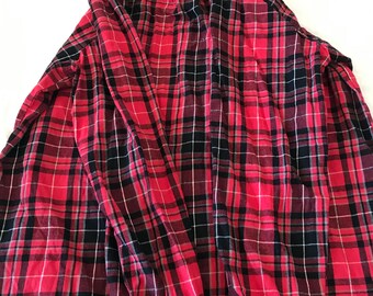 Chemise en Flanelle à Carreaux Brothers & Sisters - Rouge foncé - Bébé