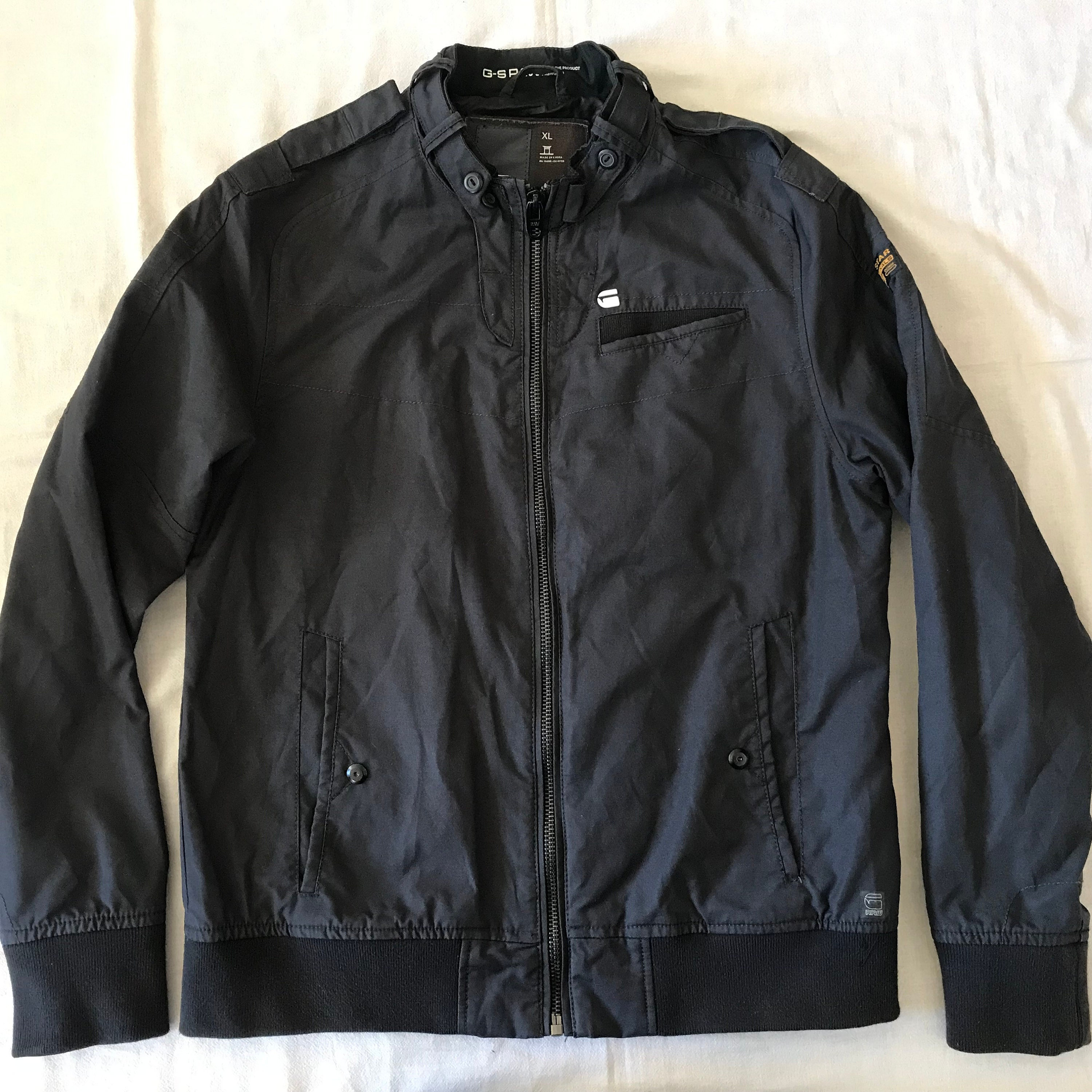 G-star Raw Men's Racer ''hook Bomber'' Jacket Black XL EU