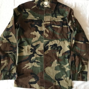 Giubba Italian Camouflage Military Field Jacket Overshirt Small 38 US - 48 EU | Nato Combat Service Uniform