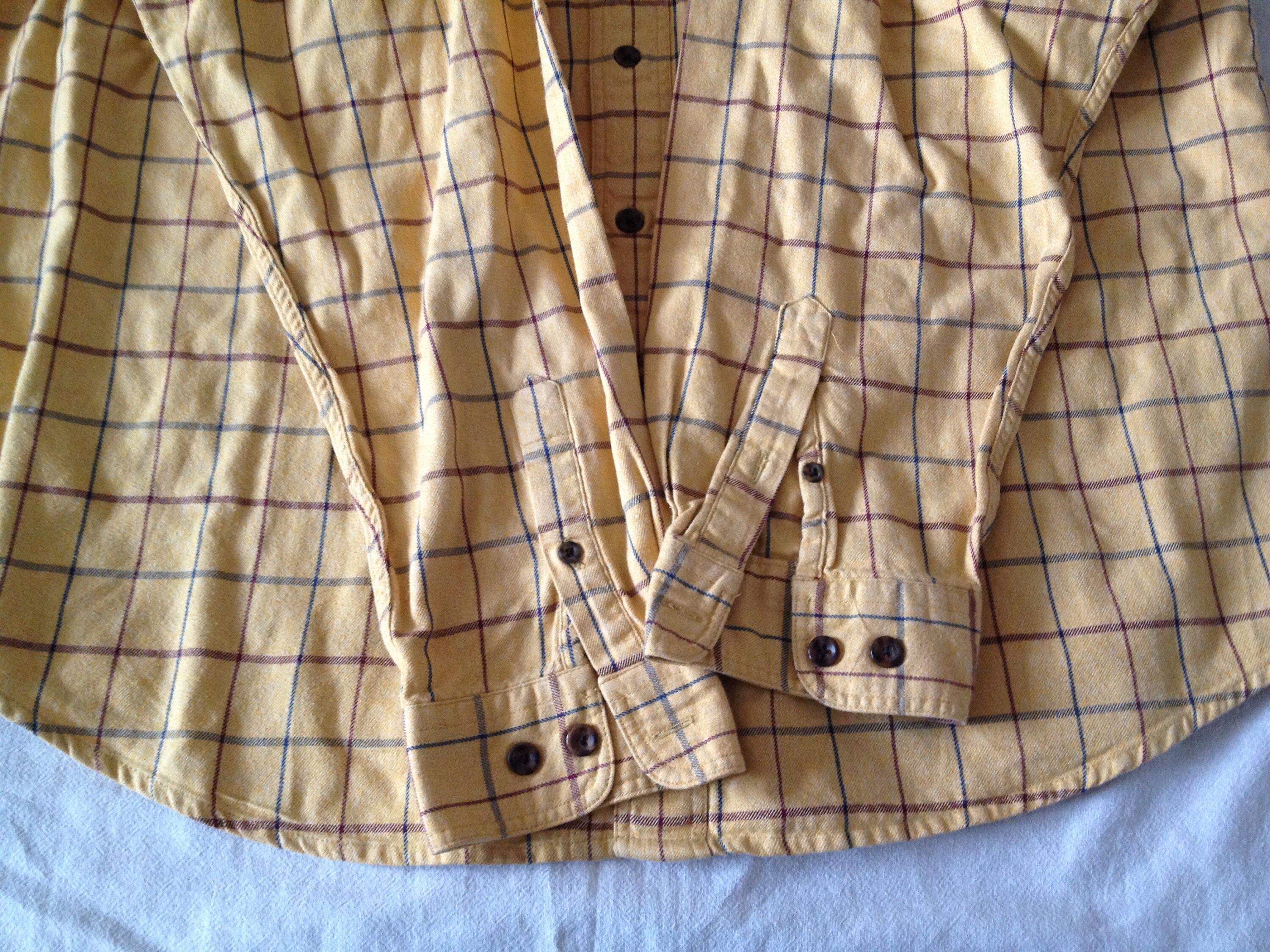 Camicia da uomo a maniche lunghe in flanella scozzese grigia Eddie Bauer, vestibilità classica, taglia Large - Italia