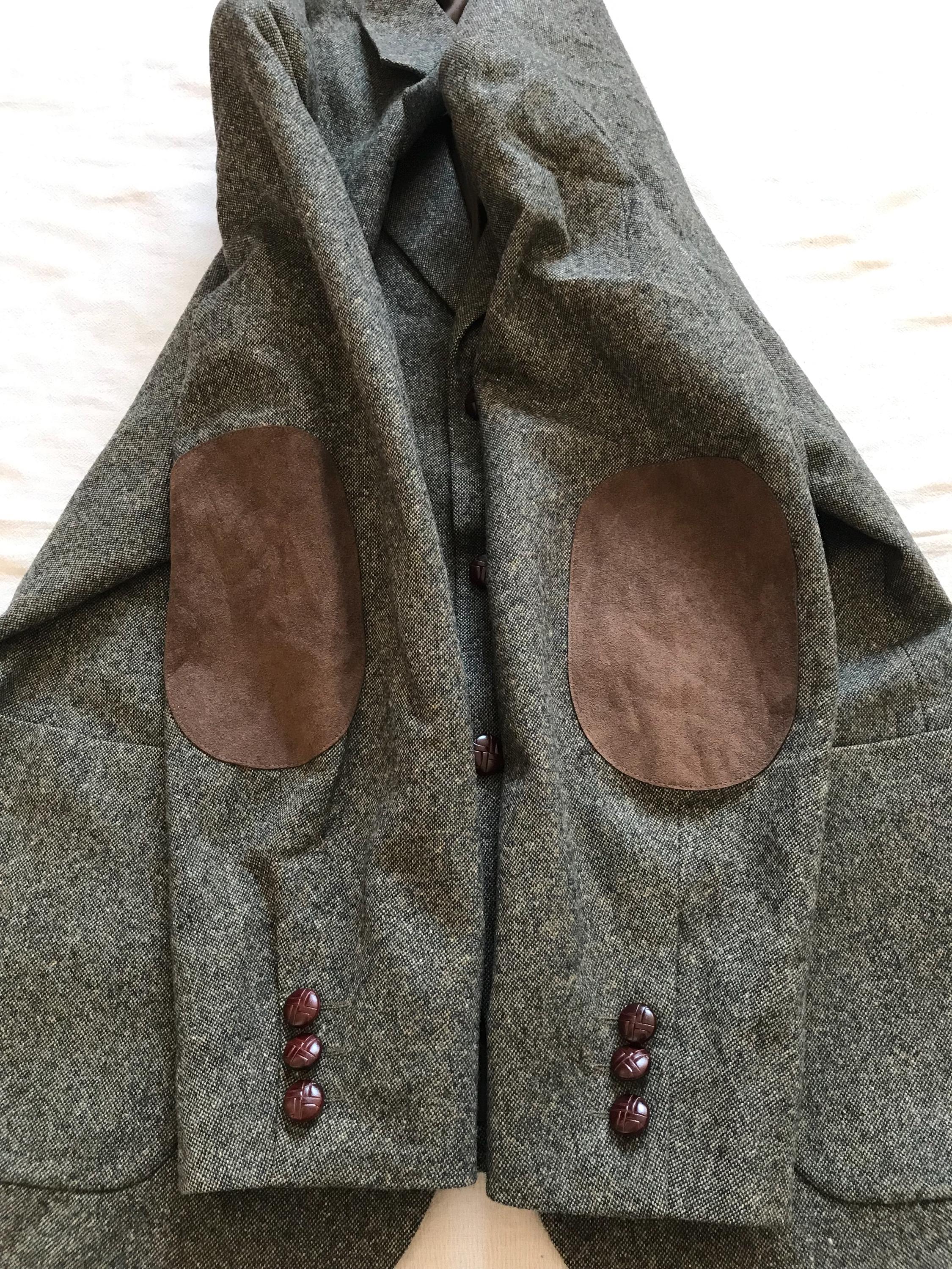 Veste Sport Blazer Pierre Cardin - Taille 38R-40R - Laine Motif Vitre (windowpane) Marron - Occasion Excellent état