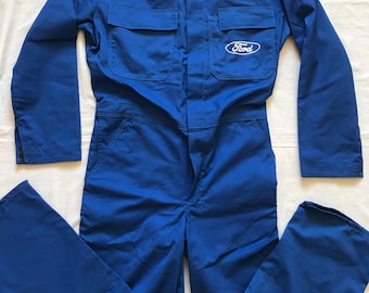Sigmund Wenaas Sweden Ford Workers Coveralls Blue Workers Mechanic