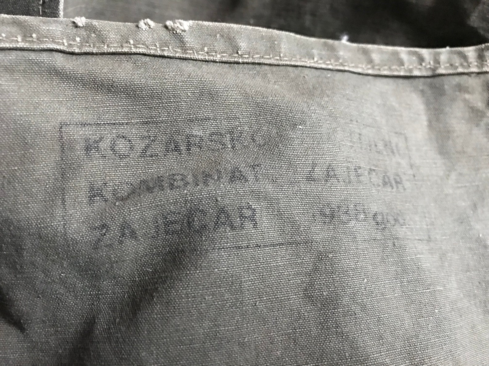 Yugoslavian JNA Double Strap Small Zippered Duffle Bag *Low stock*