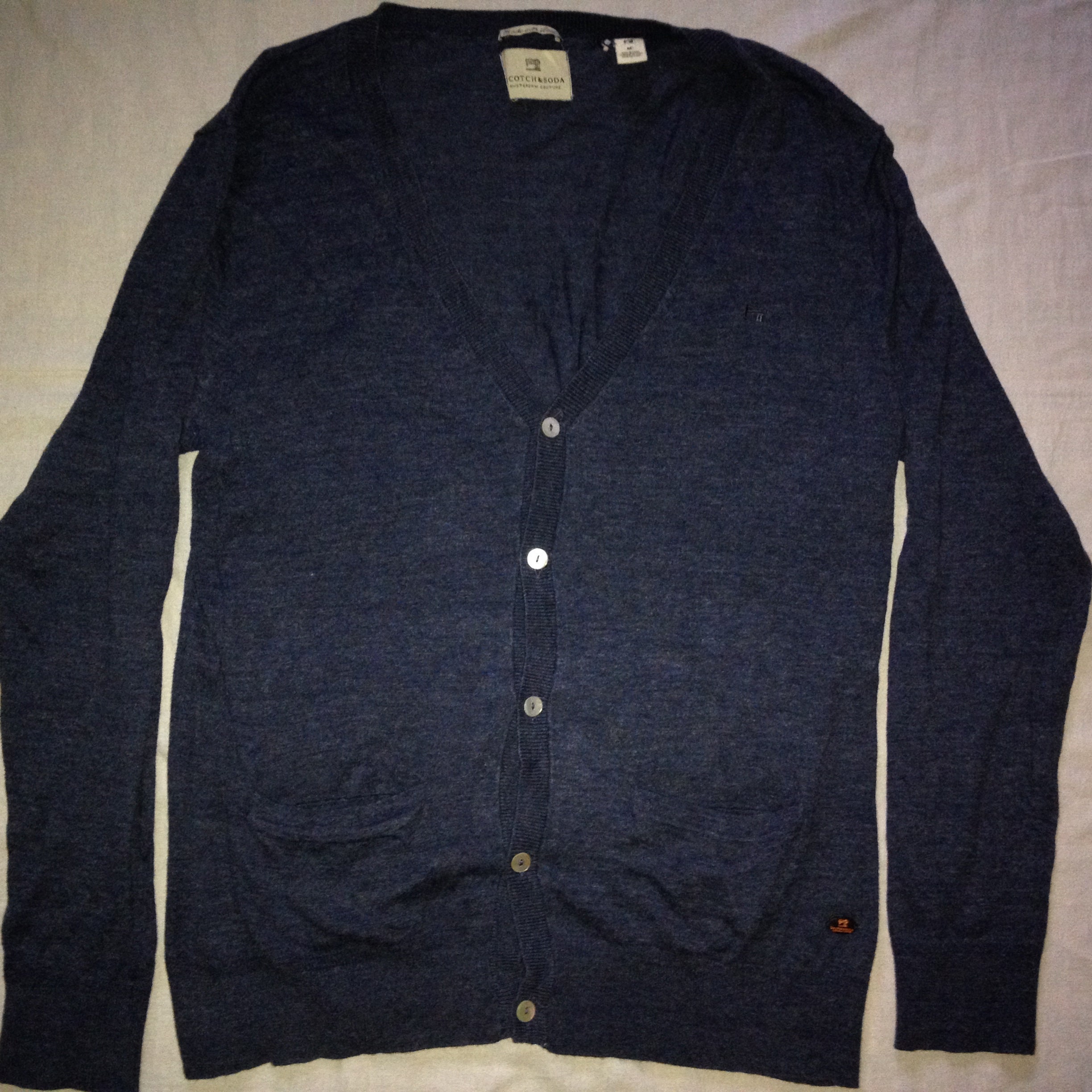 Scotch Soda Men s Sweater Cardigan Cotton Button Down Size