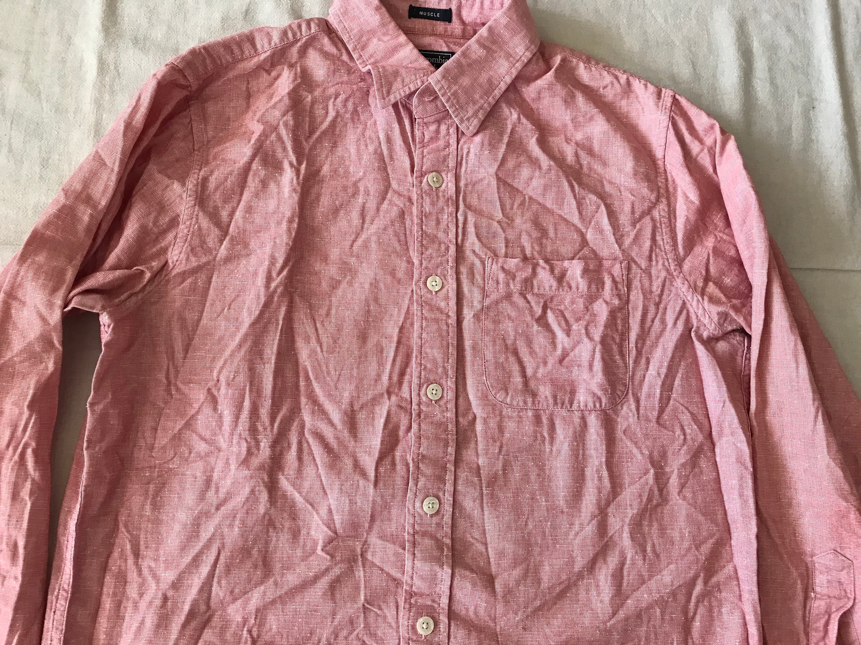 slim fit dress slacks Formal Pink Dress Shirt | Modern Fit main image 1