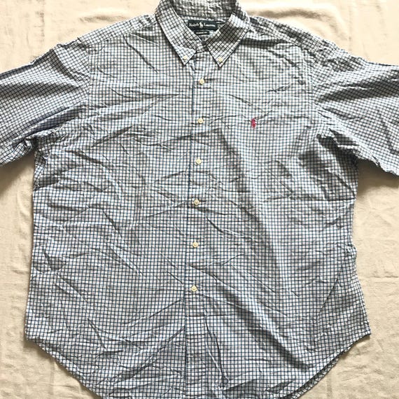 ralph lauren dress shirt size chart Amazon.com: POLO RALPH LAUREN Men's Big and Tall Long Sleeves Classic Fit Oxford Buttondown Shirt (3XLT, RoylWhitMulti) : Clothing, Shoes & Jewelry