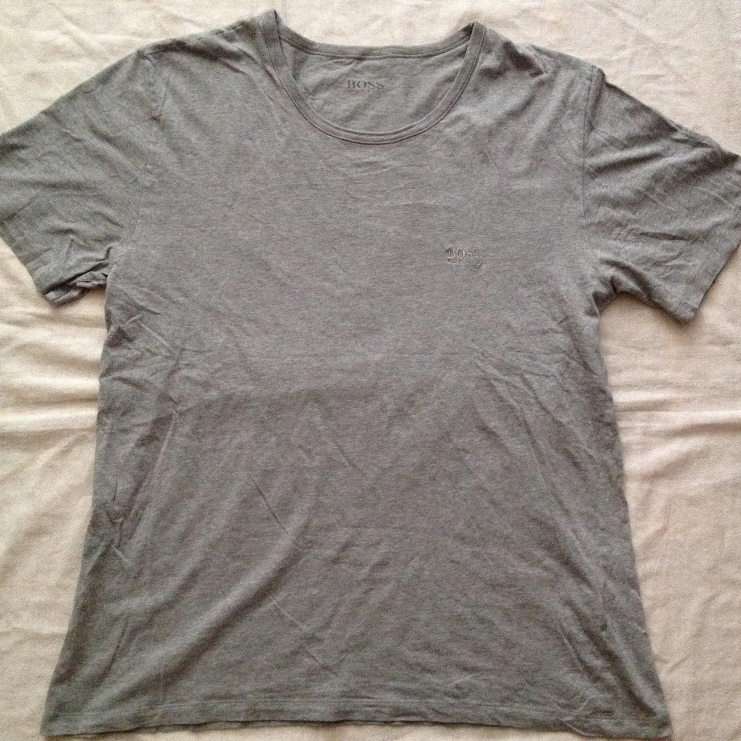 Hugo Boss Gray Vintage Classic T-shirt 