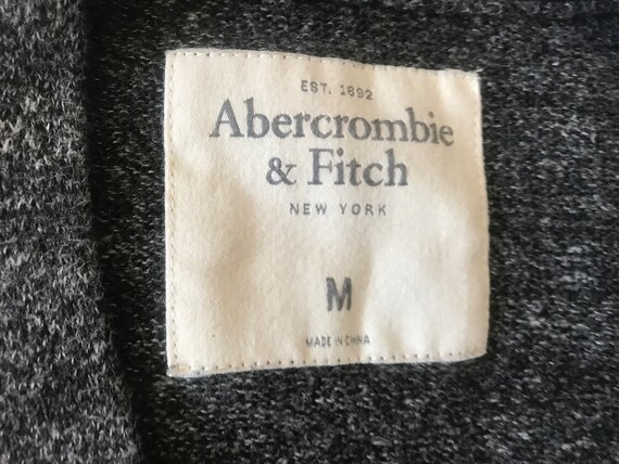 Abercrombie Fitch Men's Gray Cardigan Sweater Size Medium - Etsy