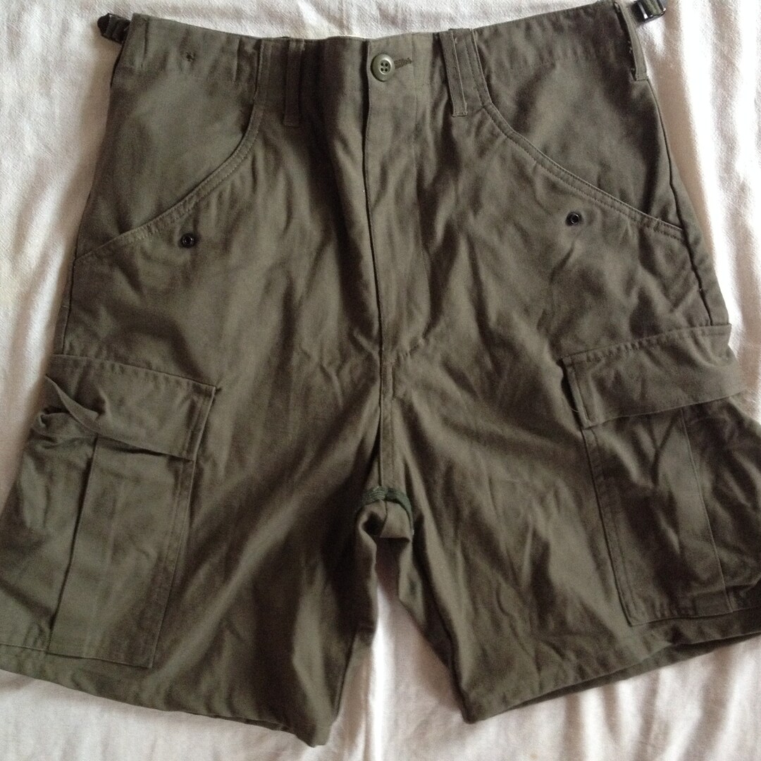 US Military Vintage Cargo Shorts Altered From Original Military