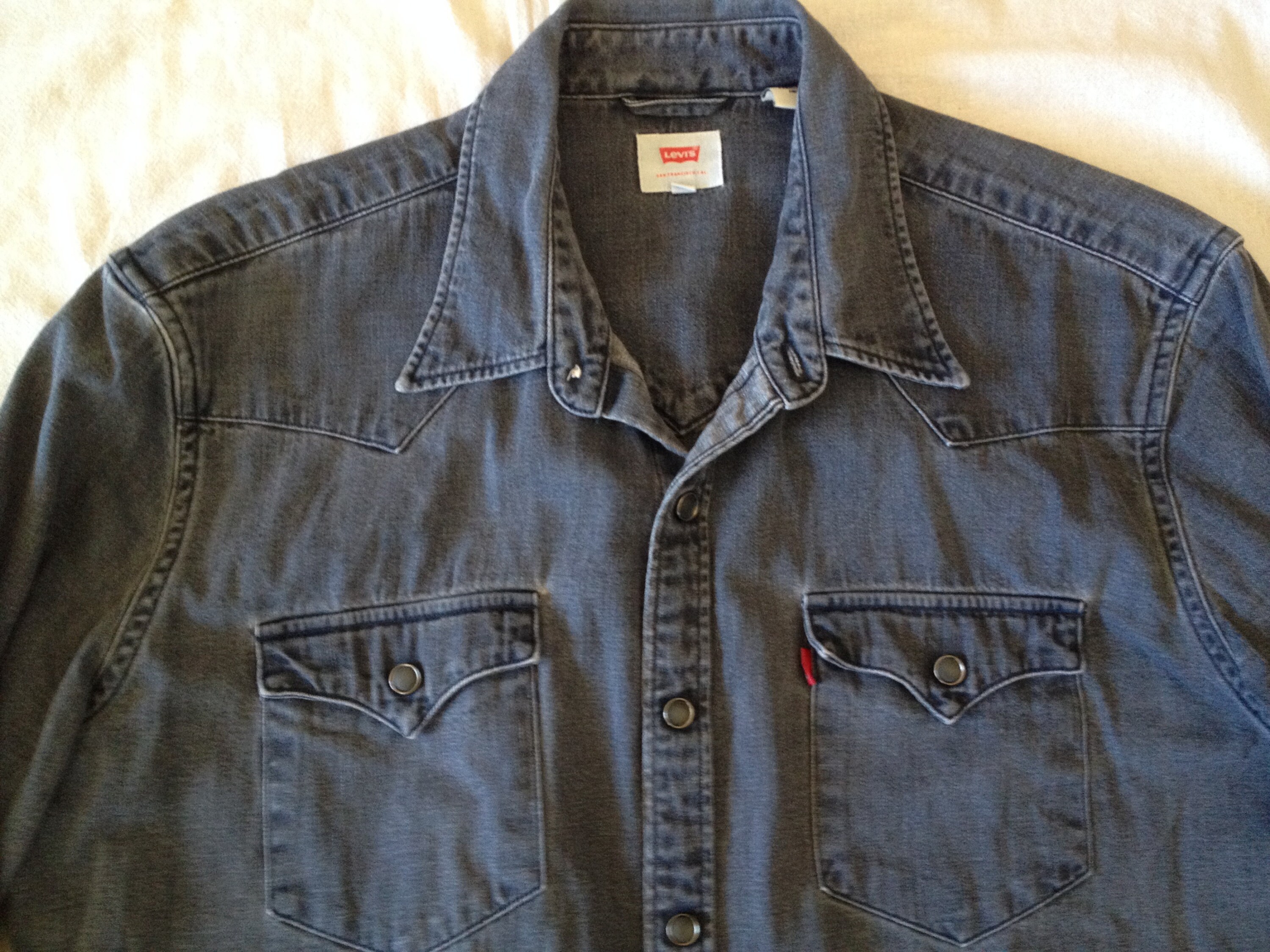 Levi's Levi Strauss Denim Western Snap 