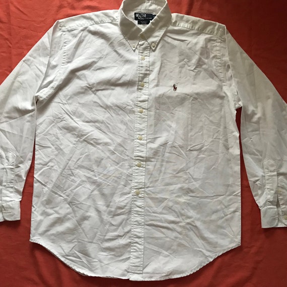Polo Ralph Lauren Men s Long Sleeve Dress Shirt Size XXL 2XL 100