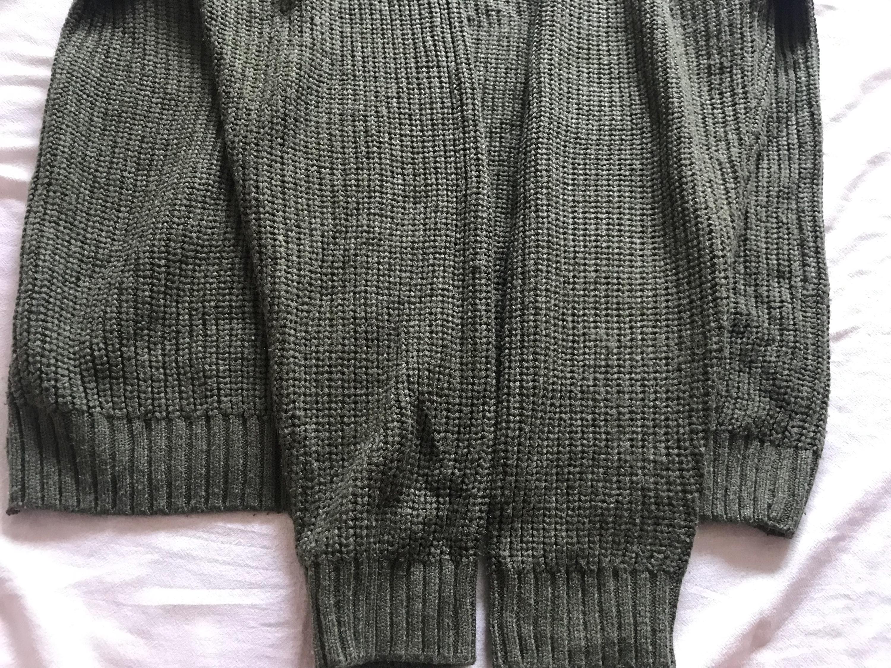 P.G. Field Heavy Chunky Knit V-neck Ribbed Fisherman Country 