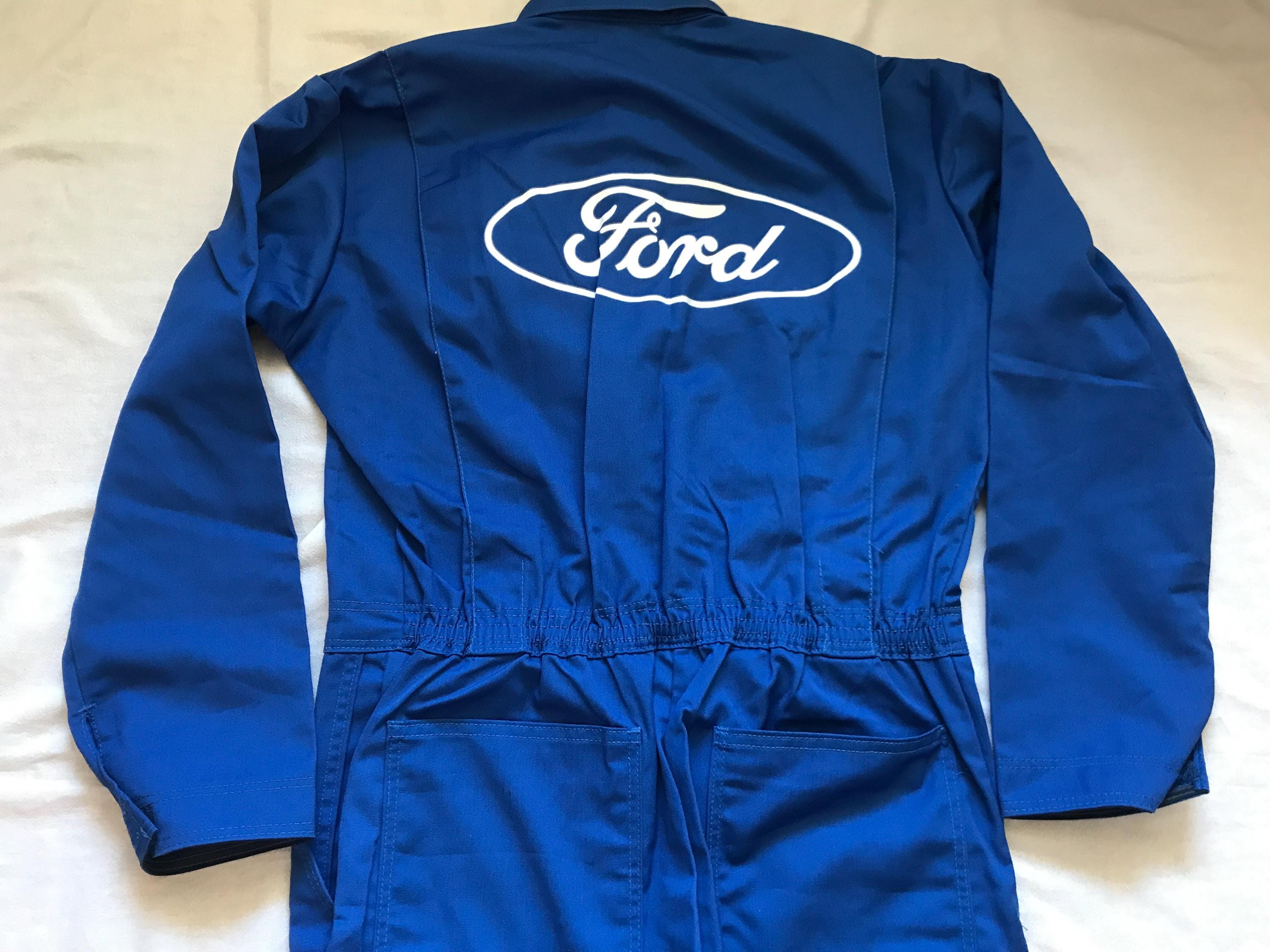 Sigmund Wenaas Sweden Ford Workers Coveralls Blue Workers Mechanic