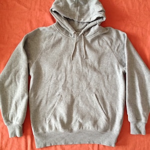 Carhartt Gray Men&#39;s Unisex Hooded Chase Sweat Pullover Sweatshirt Size Small