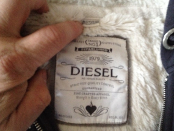 Diesel Industry Jeans Unisex Women's Zipped Hoodi… - image 3
