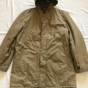 Otavan Trebon Vintage Exército Tcheco Casaco Militar Jaqueta Parka de Inverno Masculino Tamanho XL - XLarge