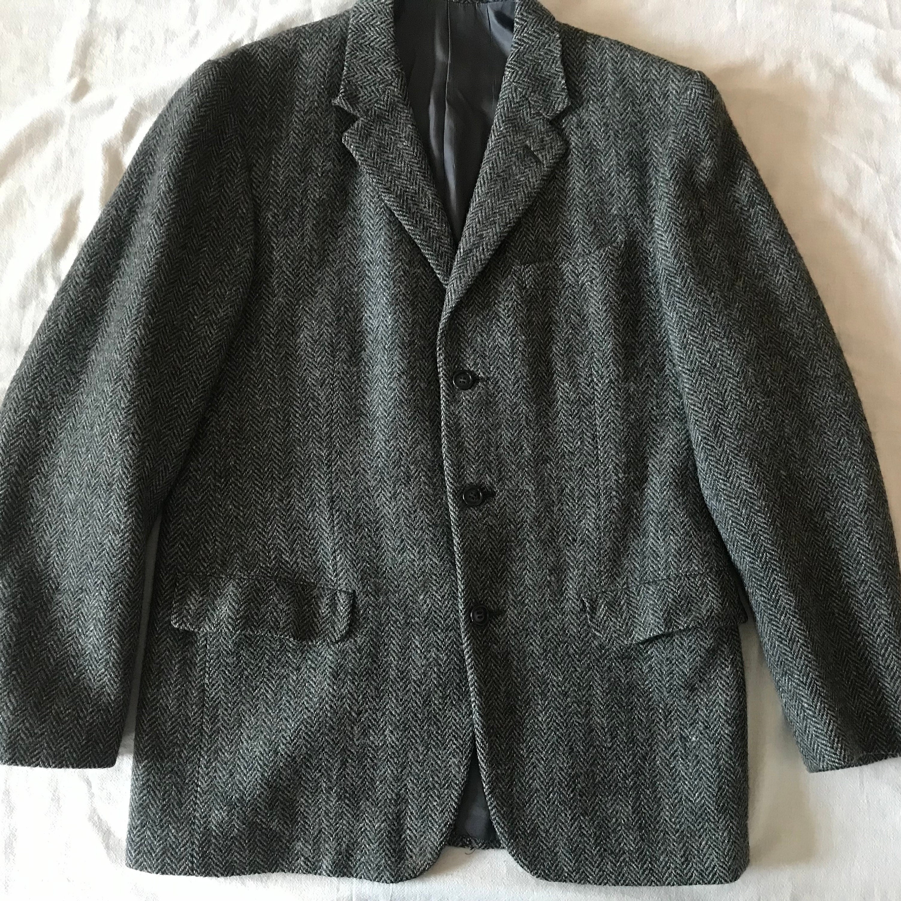 Harris Tweed Schlasberg's Wool Vintage Men's Blazer Jacket