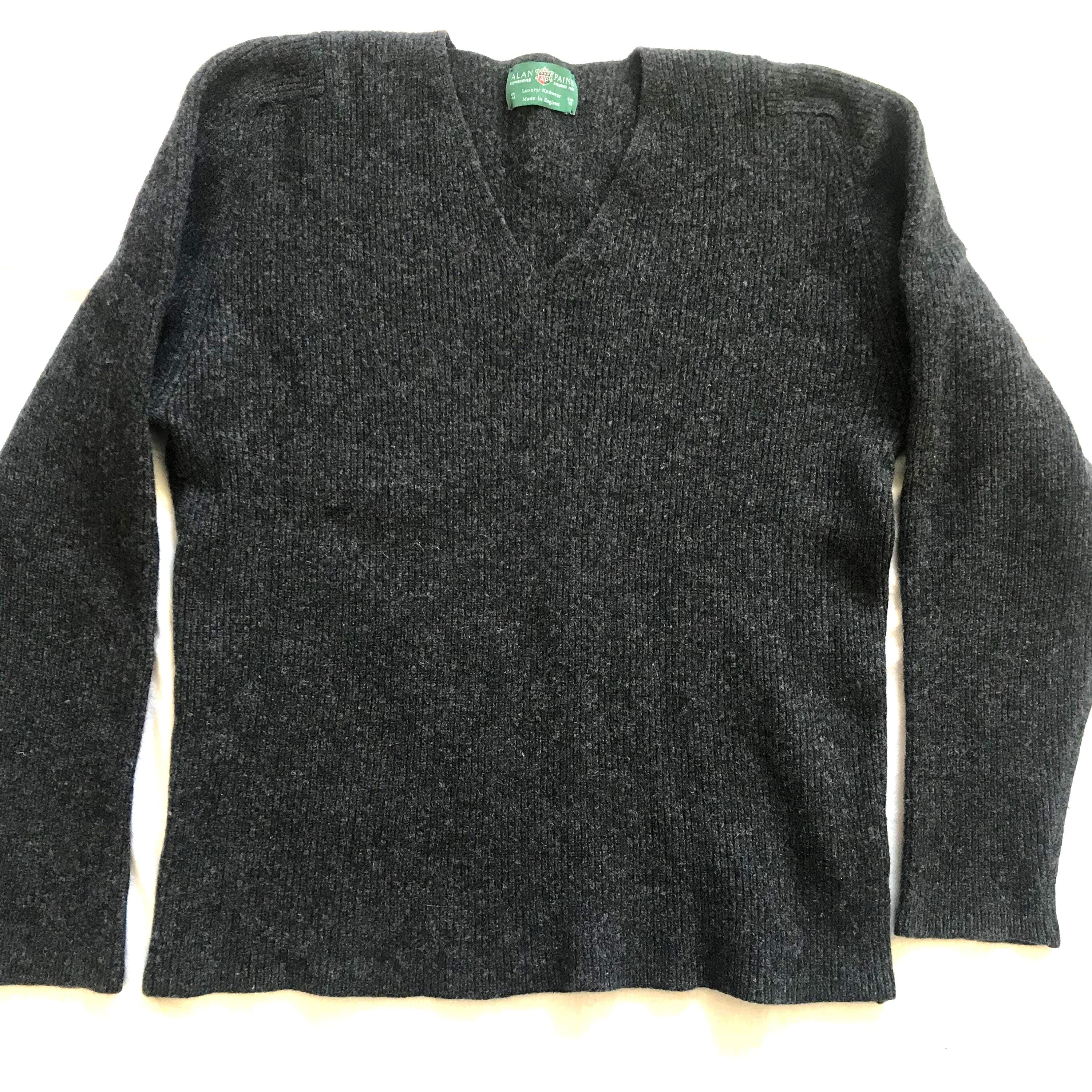 Pull Orange En Coton Alan Paine – Taille L (EUR 52) – Excellent état
