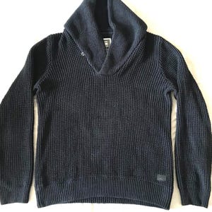 G-Star Raw Gralvent Herren Strickpullover Schalkragen XL XLarge