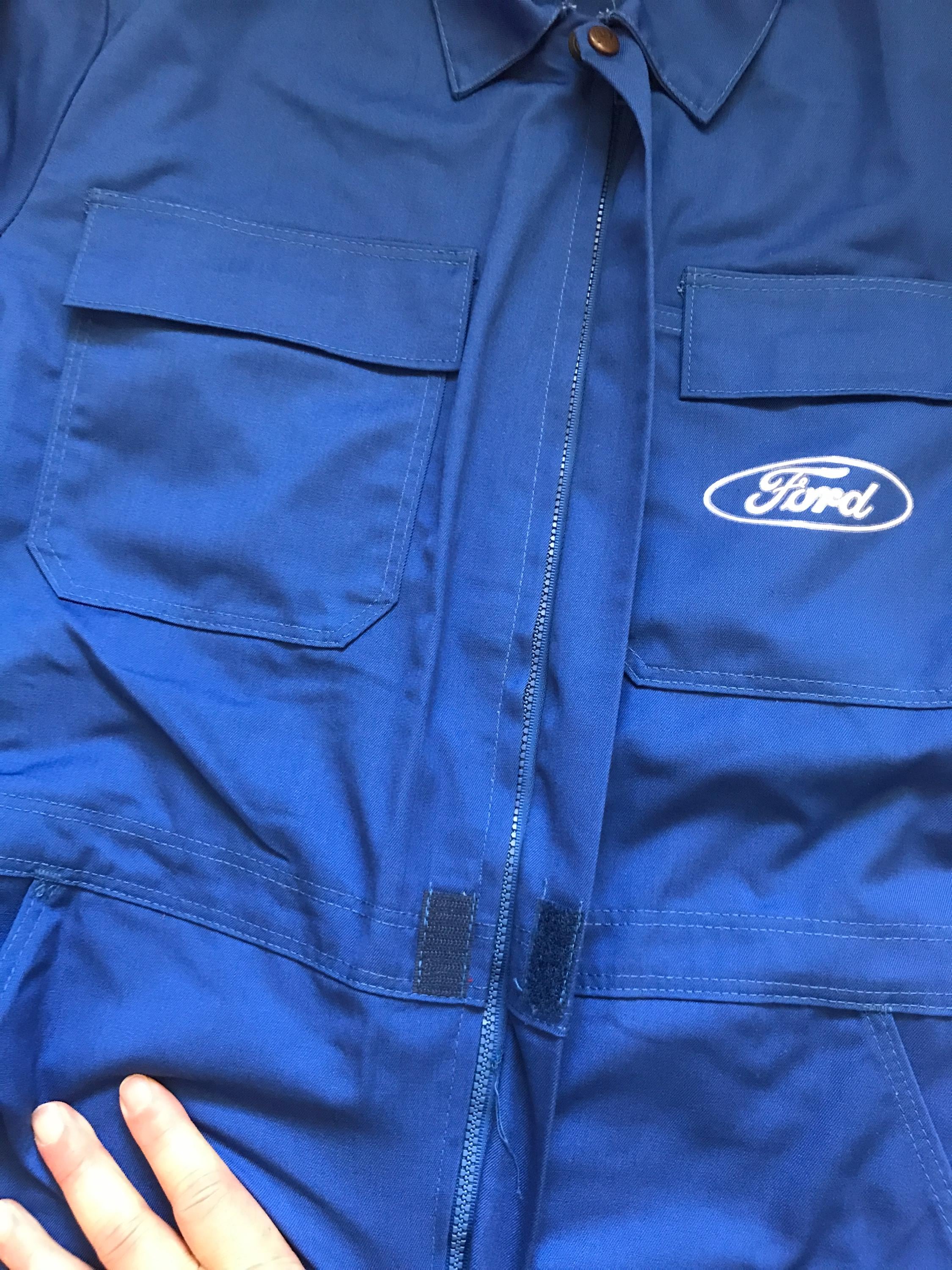 Sigmund Wenaas Sweden Ford Workers Coveralls Blue Workers Mechanic