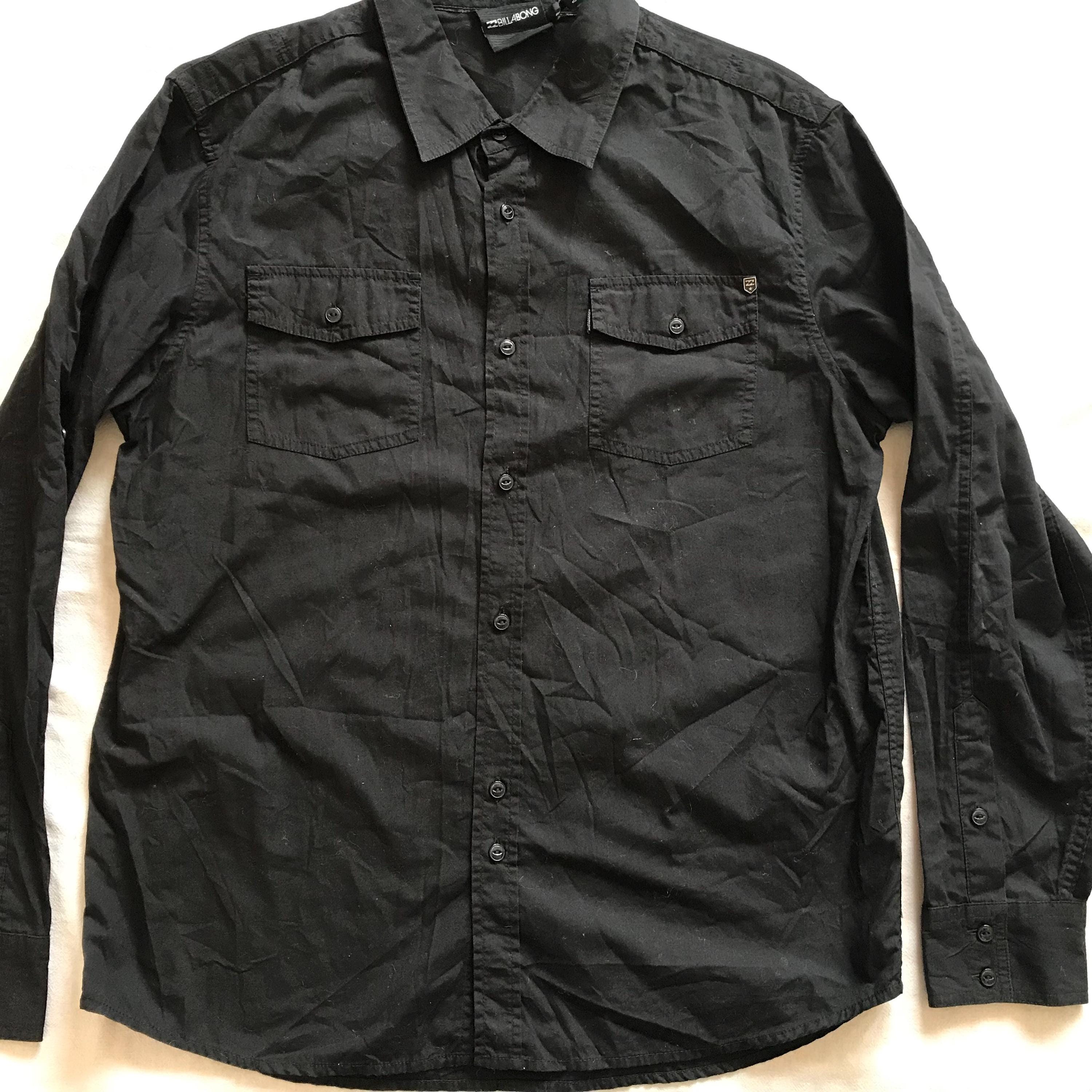 billabong dress shirt Men's Long Sleeve Button Downs