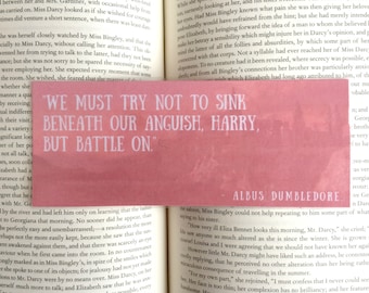 Harry Potter Quote Bookmark - Albus Dumbledore