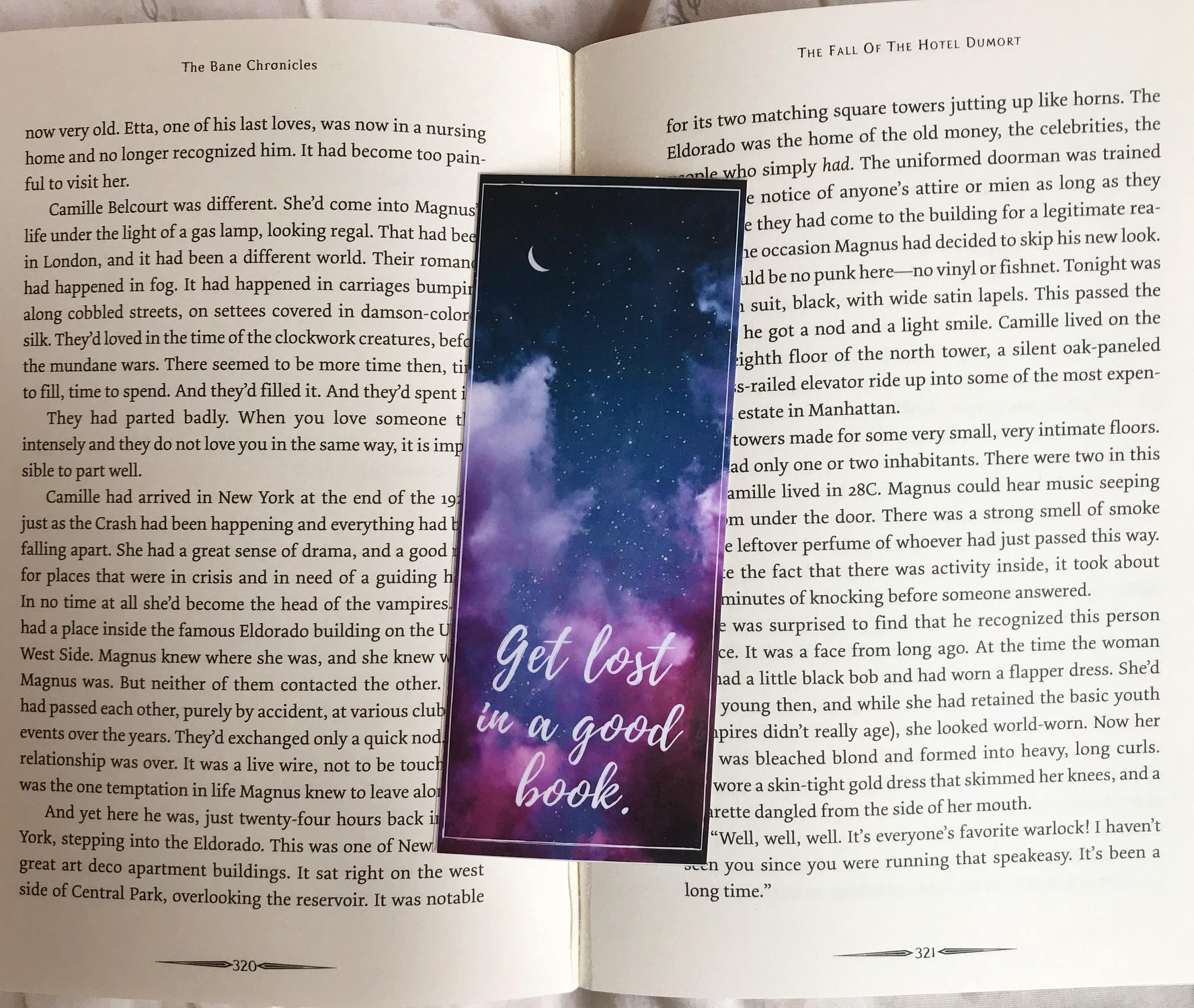 Get Lost in a Good Book Quote Bookmark Etsy