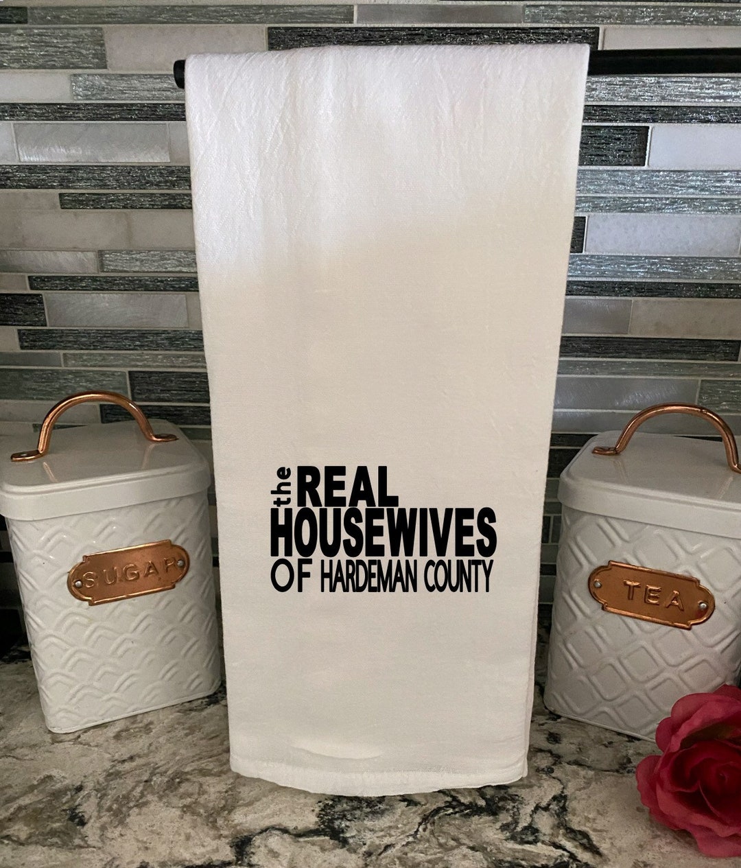 The Real Housewives of Your Town, Tea Towel, Floursack Towel, Kitchen