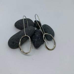 Organic Silver Earrings