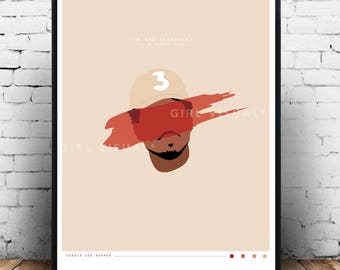 Chance The Rapper Coloring Book Print Poster Merch Wall Art