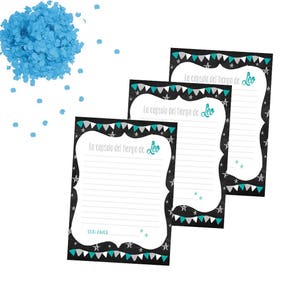 Cartel y tarjetas para capsula del tiempo, decoracion banderines, primer cumpleaños. pdf 画像 3