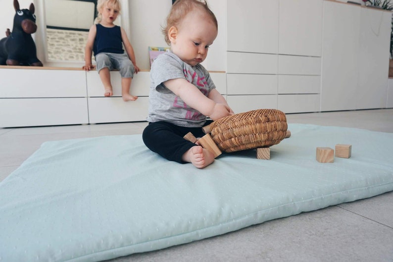 Montessori Cotton Organic Baby Floor Mats Awakening Carpets Etsy