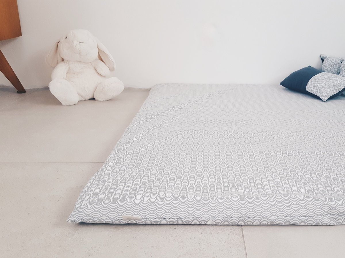 Matelas De Sol Bebe Tapis Activite Montessori Motricite Etsy