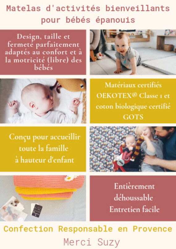 Montessori Ochre Baby Awakening Mat For Free Motor Skills And Etsy