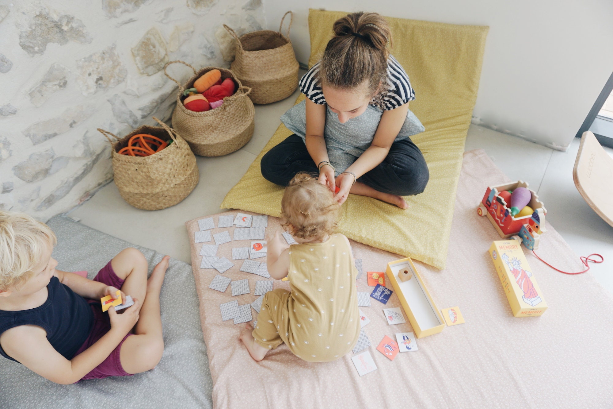 Baby floor mattresses montessori play mat free motor Etsy