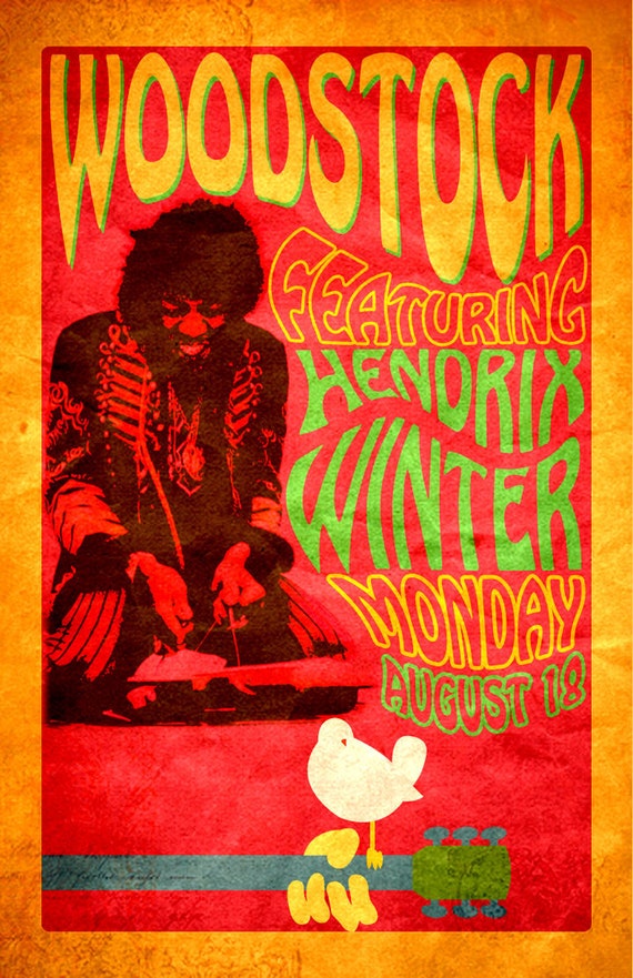 Woodstock 0280 Vintage Music Poster Art