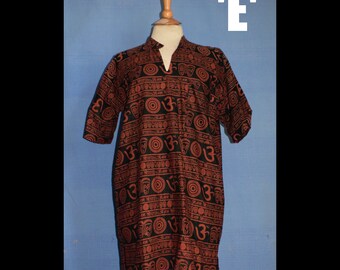 Koszula męska unisex Hippy Hippie Nepal Cotton Festival Boho Retro Grandad Casual Kurta (5 opcji kolorystycznych)