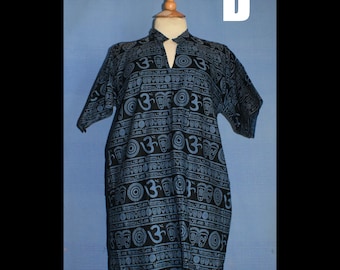 Koszula męska unisex Hippy Hippie Nepal Cotton Festival Boho Retro Grandad Casual Kurta (5 opcji kolorystycznych)